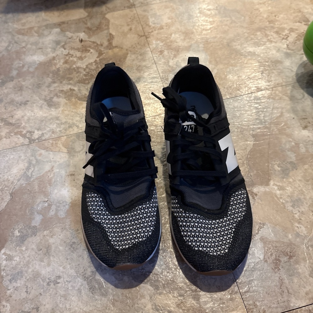 Black and White Athletic Sneakers